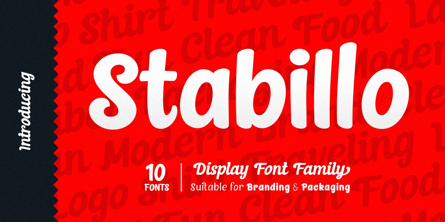 Stabillo Heavy Font preview